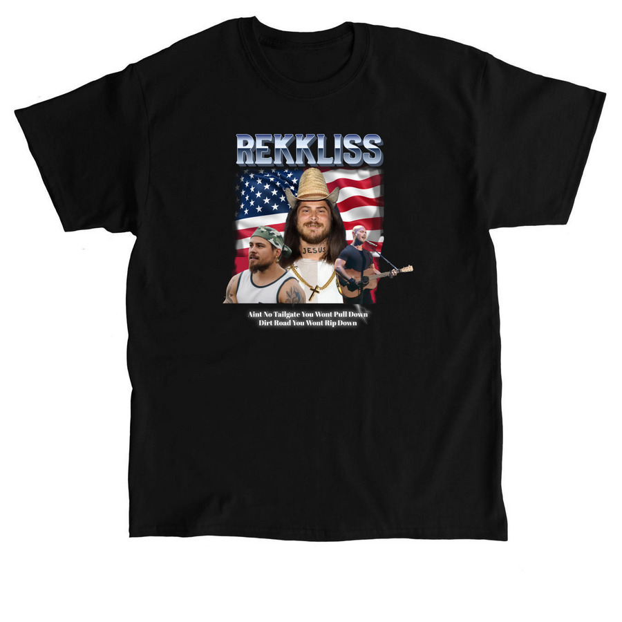 "REKKLISS" TEE, a Black Classic Unisex Tee