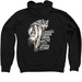 COPPER CREEK WOLF PUP, a Black Zip Up Hoodie (back-view)