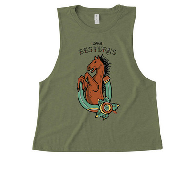 Besterns Tank Tops, a Olive You Green Allmade Eco Triblend Women?s Muscle Tank