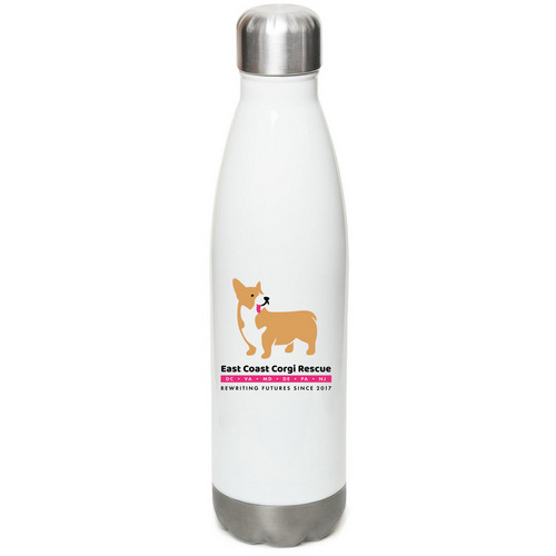 ECCR Water Bottle, a White Stainless Steel Water Bottle