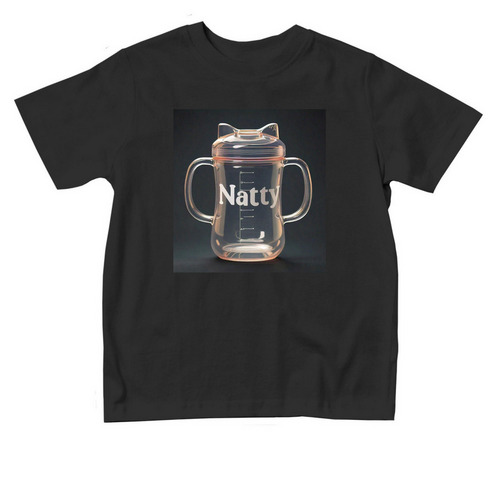 NATTY TODDLER, a Black Toddler Tee
