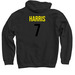 my hoodie, a Black Pullover Hoodie (back-view)