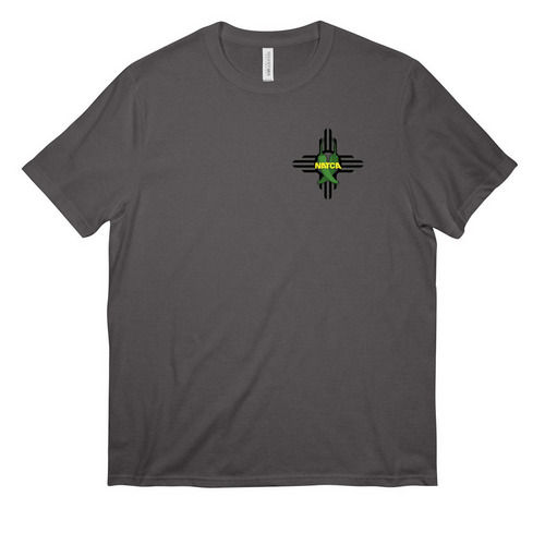 Green Chile, a Grey Steel All-American Unisex Tee