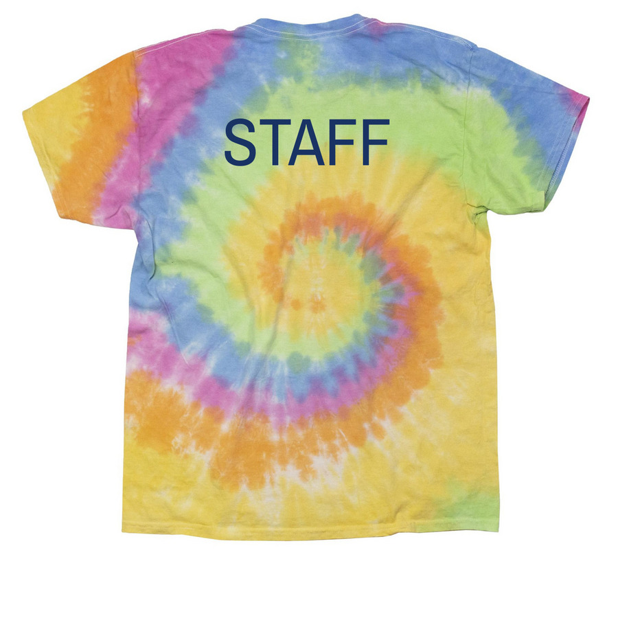 Lizzy/Alex, a Eternity Classic Tie Dye Tee (back-view)
