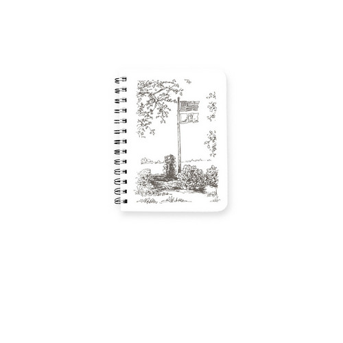 Vintage Notebook, a White Spiral Notebook