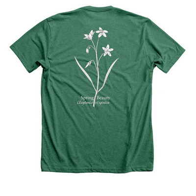 The Flora Store, a Heather Grass Green Premium Unisex Tee
