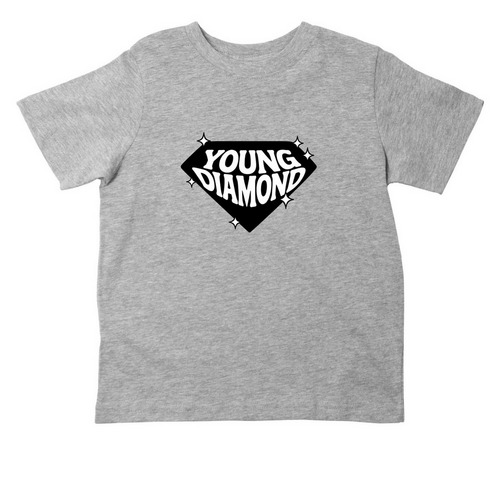 YD Sparkle Toddler, a Heather Toddler Tee