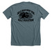 Wild Boar Night Run, a Heather Slate Premium Unisex Tee (back-view)