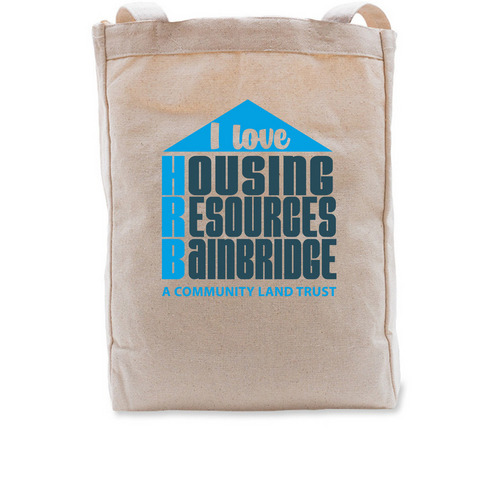 I love HRB tote bag, a Natural Recycled Cotton Tote Bag