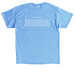 Custom N.L.A&nbsp;, a Carolina Blue Classic Unisex Tee (back-view)