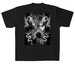 ?&nbsp;FOLLOW YOU INTO THE NIGHT&nbsp;?, a Black Heavyweight Garment Dye Tee (back-view)
