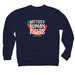 Hotties for Human Rights Apparel, a Classic Navy Midweight Crewneck Sweatshirt