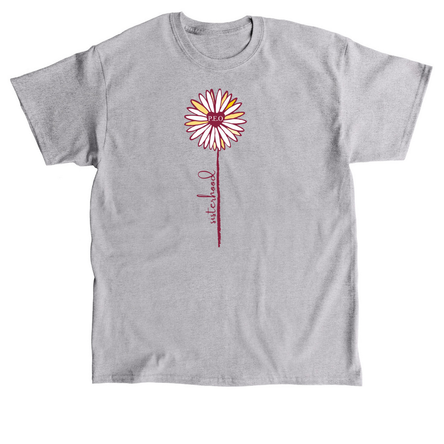 P.E.O. Daisy Sisterhood&nbsp;, a Sport Grey Classic Unisex Tee