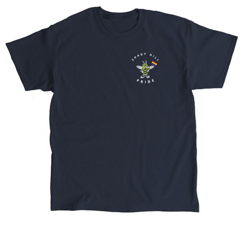 SHS Stinger Pride White Ink, a Navy Classic Unisex Tee