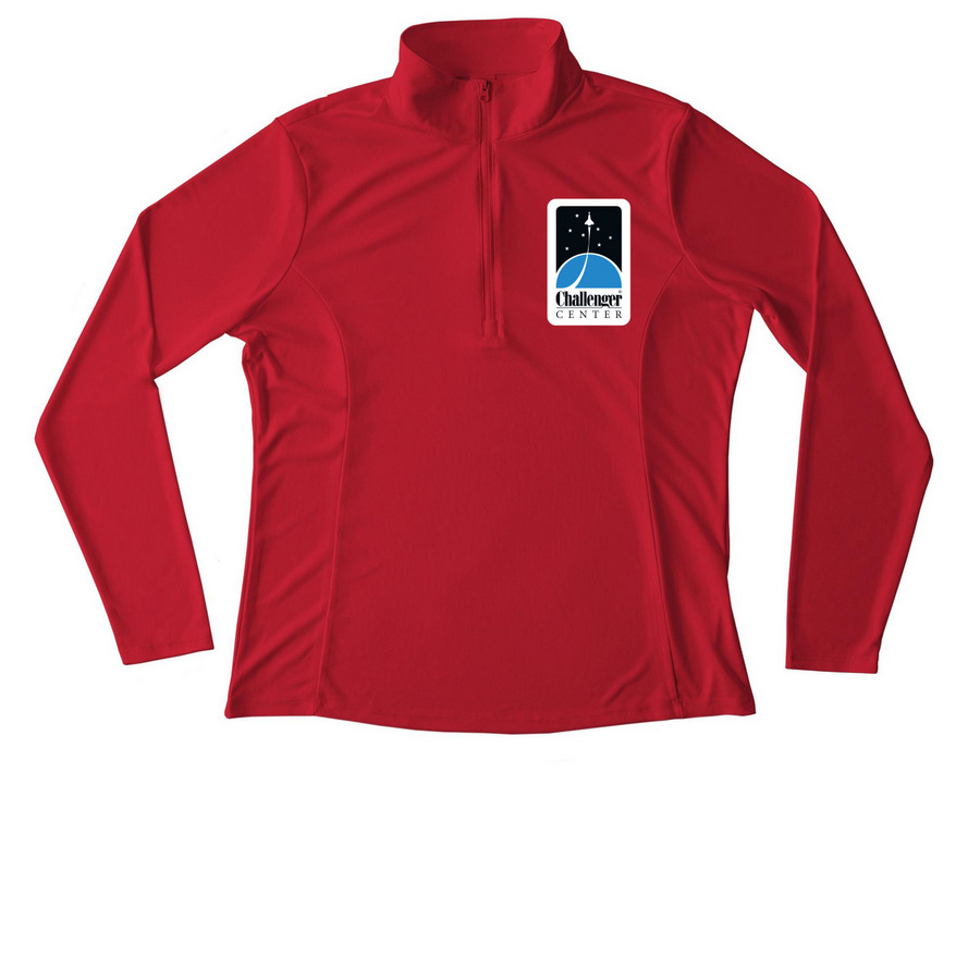 Quarter Zip Pullover, a True Red Women's Performance Quarter Zip Pullover