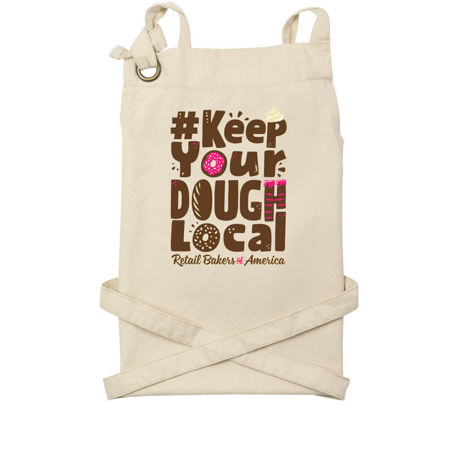 #KeepYourDoughLocal - Apron, a Natural Cotton Canvas Pocket Apron