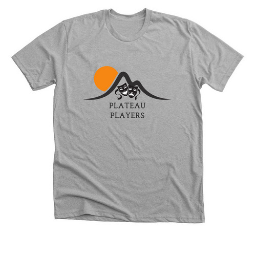 Plateau Players Shirts, a Athletic Heather Premium Unisex Tee
