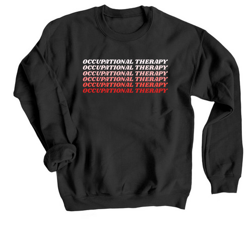 Brain Injury Recovery Foundation!&nbsp;, a Black Crewneck Sweatshirt