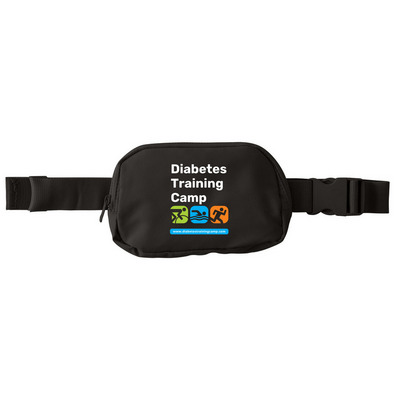 Hip Bags, a Deep Black Matte Hip Pack