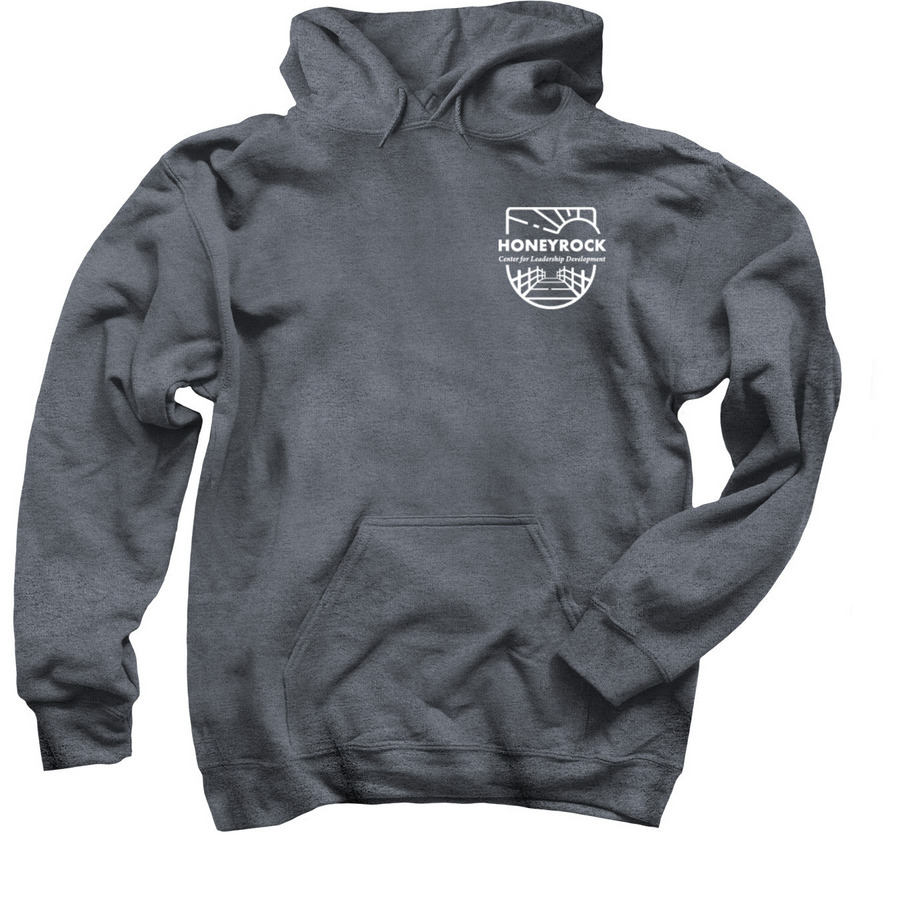 HoneyRock Basic Hoodie, a Dark Heather Pullover Hoodie