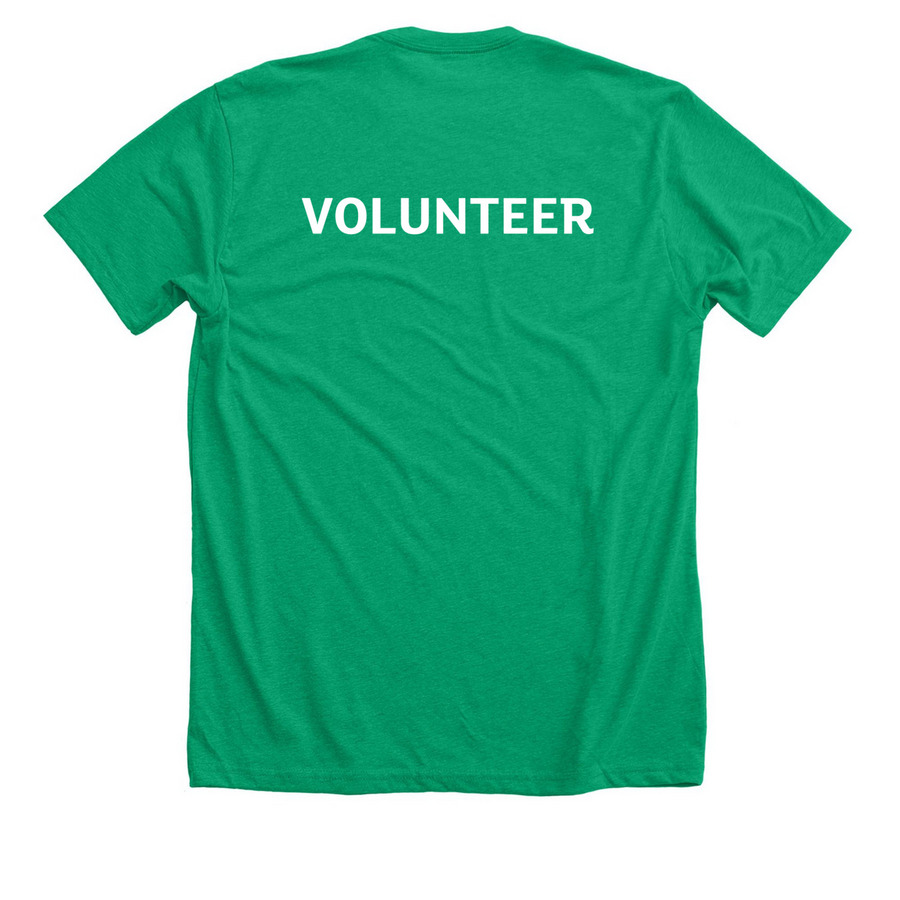 2026 Volunteer Shirt, a Heather Kelly Premium Unisex Tee (back-view)