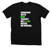 Love Needs No Words, a Solid Black Blend Premium Unisex Tee