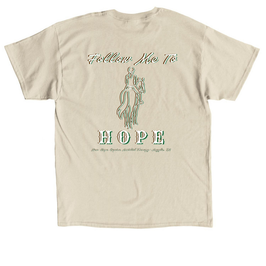 Volunteer Classic Collection, a Sand Classic Unisex Tee (back-view)