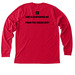 I'M In My "Healing Season", a Heather Red Premium Long Sleeve Tee (back-view)