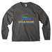 Life is better..., a Asphalt Unisex Heavyweight Long Sleeve Tee
