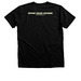 Ike & Ivy Pennant*, a Black Heather Premium Unisex Tee (back-view)