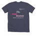TEAM REAGAN, a Heather Midnight Navy Premium Unisex Tee