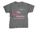 TEAM REAGAN, a Charcoal Youth Unisex Tee