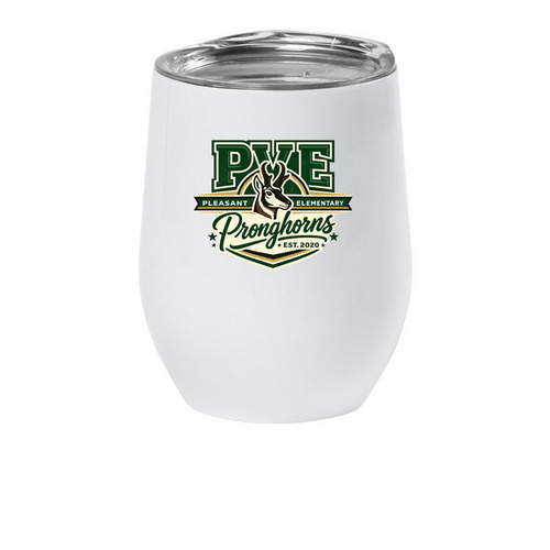 Home & Kitchen - PVE Wine Tumbler, a White Insulated Wine Cup
