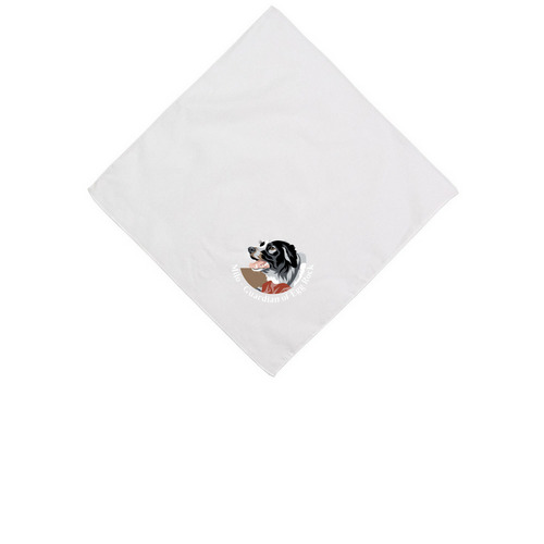 Milo Bandana, a White Cotton Bandana