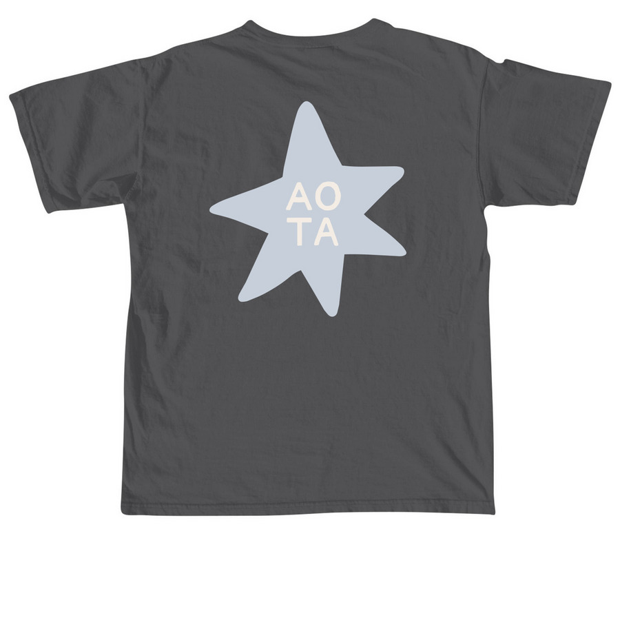 Season Star Logo - Adult & Youth, a Pepper Comfort Colors Unisex Tee (back-view)