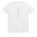 Frosty Demon Dude, a Solid White Blend Premium Unisex Tee (back-view)