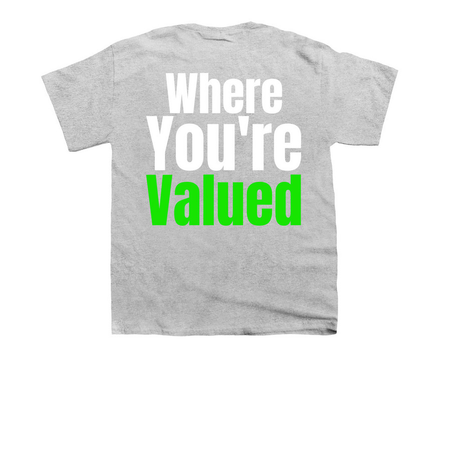 VAR League Merch, a Sport Grey Youth Unisex Tee (back-view)