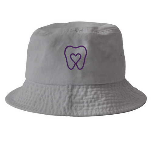 The Tattoo Hat, a Grey Printed Bucket Hat
