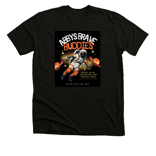 Space themed ABB shirt&nbsp;, a Solid Black Blend Premium Unisex Tee
