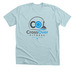 CO Lighthouse, a Heather Ice Blue Premium Unisex Tee