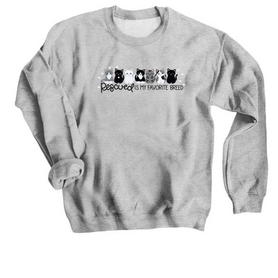 Chester & Pearl's Gotcha Day Fundraiser!, a Sport Grey Crewneck Sweatshirt