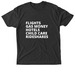 Flights Gas Money Hotels Child care Rideshare, a Vintage Black Triblend Unisex Tee