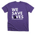 Cat Adoption Counselor Shirt, a Heather Team Purple Premium Unisex Tee