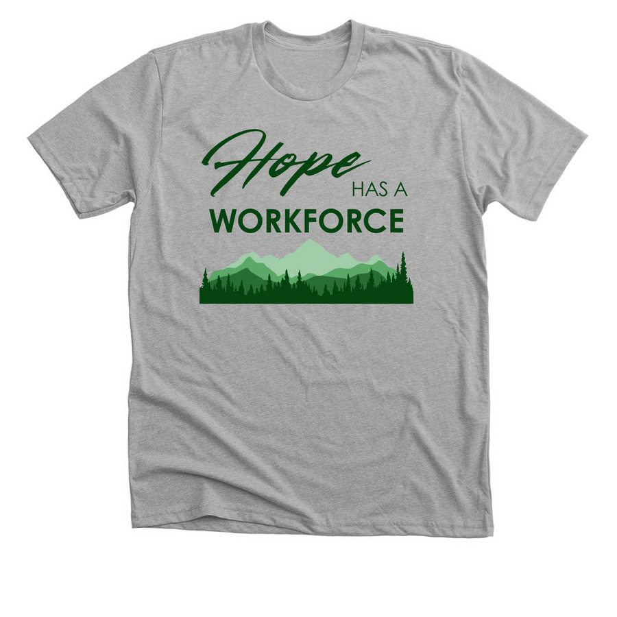 NASW VT 2026 Conference, a Athletic Heather Premium Unisex Tee