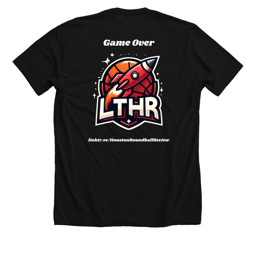 Let's Talk Rockets shirts / tank tops, a Solid Black Blend Premium Unisex Tee (back-view)