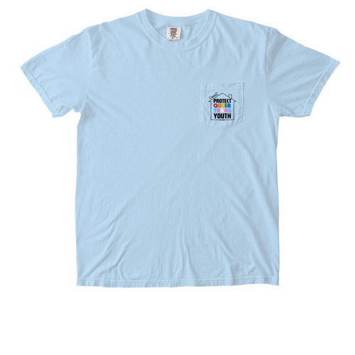 Pocket, a Chambray Comfort Colors Pocket Tee