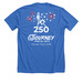 JMA Parade Team Tee 2026, a Heather True Royal Premium Unisex Tee (back-view)