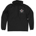 The Martyrs' Walk Rain Gear, a Black Quarter-Zip Windbreaker