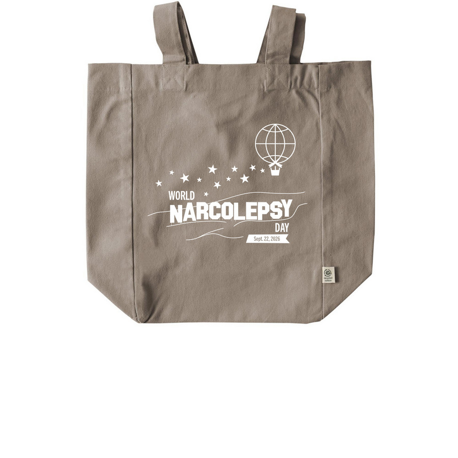 World Narcolepsy Day 2026 - Tote Bags, a Pumice Recycled Cotton Tote Bag