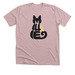 Team Millie: Millie Cat, a Heather Pink Gravel Premium Unisex Tee